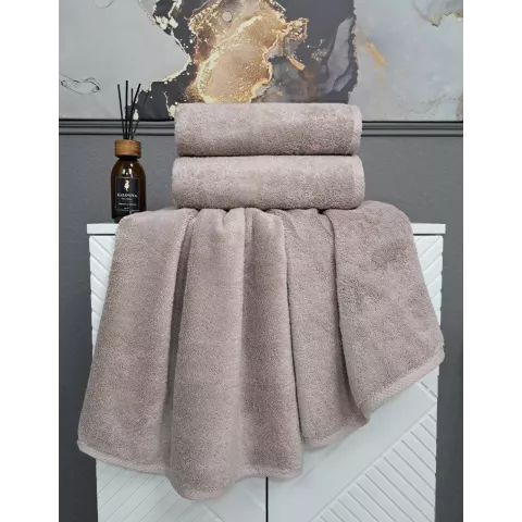 Комплект полотенец Kazanov.a “Lavinia” (пыльная роза), 50х90 и 70х140