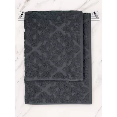 Махровое лицевое полотенце Sofi De Marko “Barbara” (антрацит), 50x90