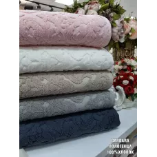 Махровое лицевое полотенце Sofi De Marko “Barbara” (антрацит), 50x90