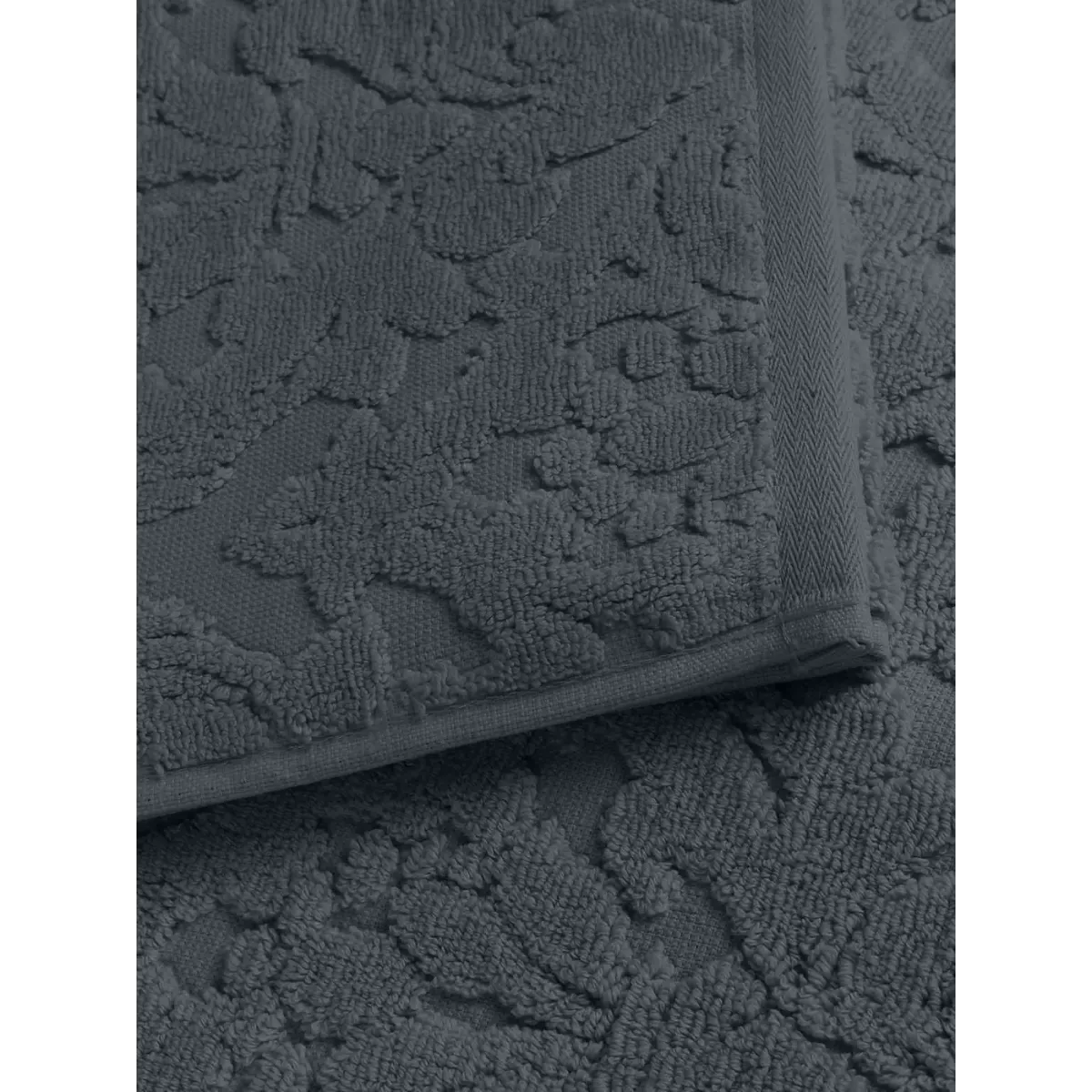 Махровое лицевое полотенце Sofi De Marko “Barbara” (антрацит), 50x90