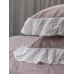 Комплект с одеялом KAZANOV.A Corsica Village "Писели" пыльная роза/жемчуг (премиум хлопок), евро