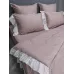 Комплект с одеялом KAZANOV.A Corsica Village "Писели" пыльная роза/жемчуг (премиум хлопок), евро