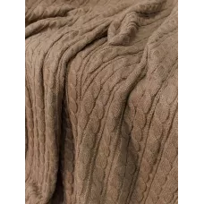 Вязаный плед Sofi de Marko "Джовани" (капучино), 220х240