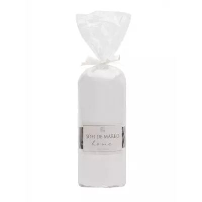 Простыня однотонная на резинке Sofi De Marko "Мармис" (белая), 180х200х30