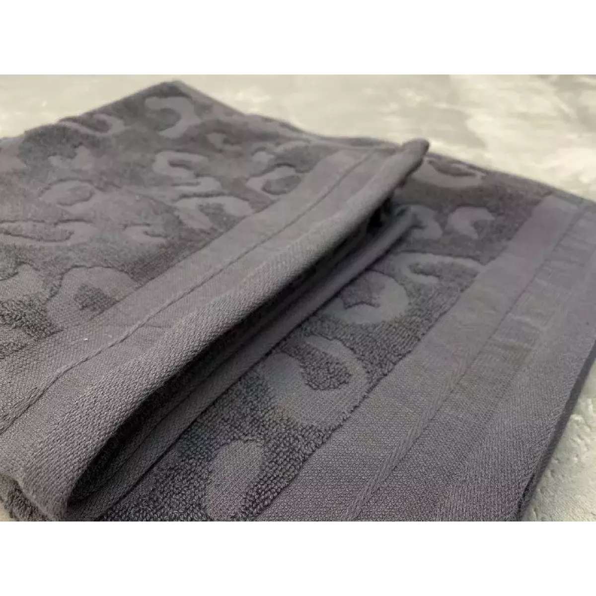 Махровое полотенце Sofi De Marko “Tiger” (антрацит), 70x140