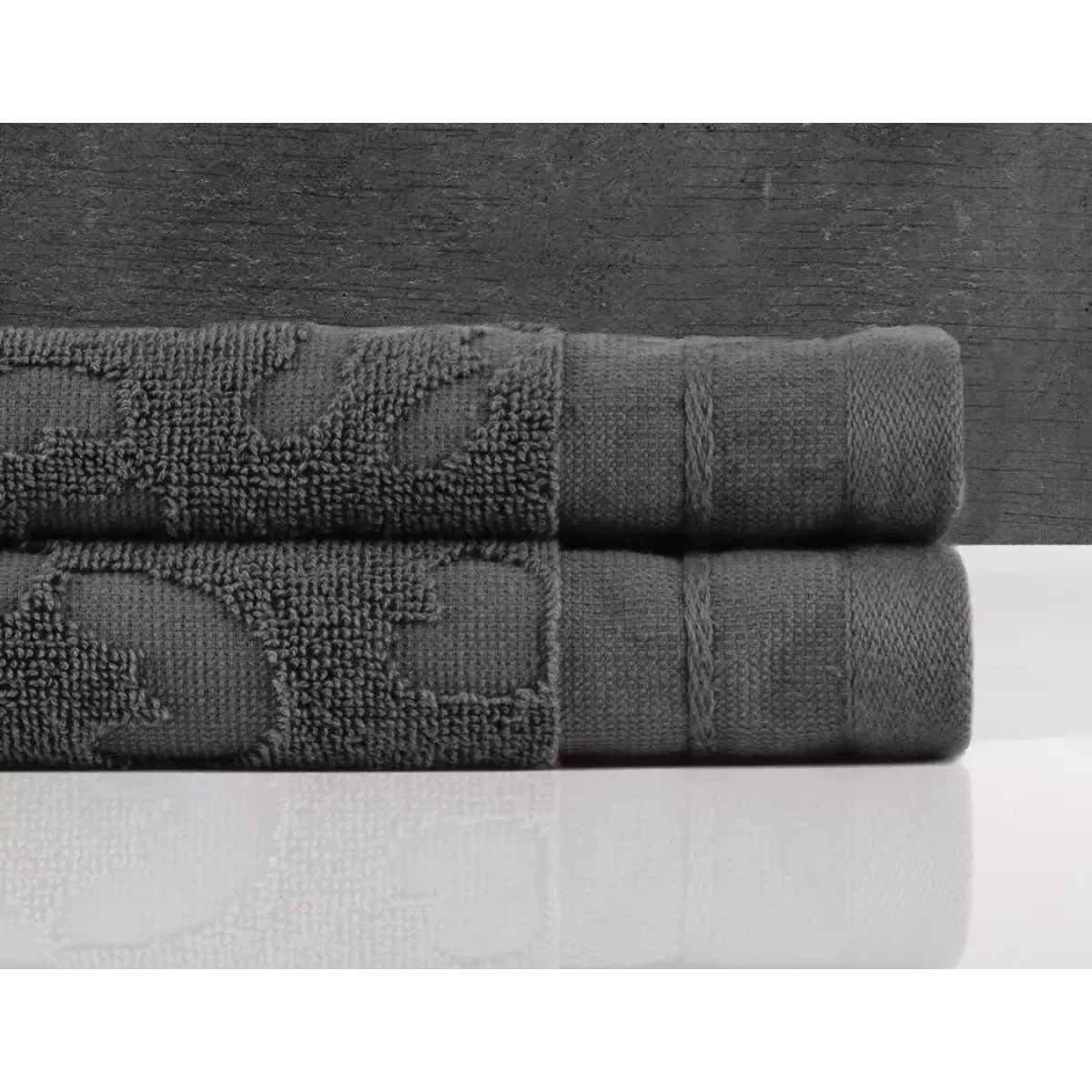 Махровое полотенце Sofi De Marko “Tiger” (антрацит), 70x140