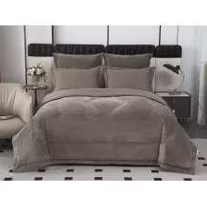 Комплект с одеялом-покрывалом Sofi De Marko “Энрике” (бежевый), евро