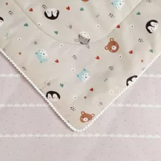 Комплект с одеялом детский Sofi De Marko "Зверята", 1.5 спальный