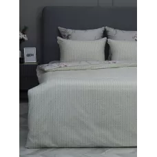 Комплект постельного белья KAZANOV.A Cotton "Мери" (мокко жемчуг), семейный