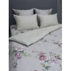 Комплект постельного белья KAZANOV.A Cotton "Мери" (мокко жемчуг), семейный