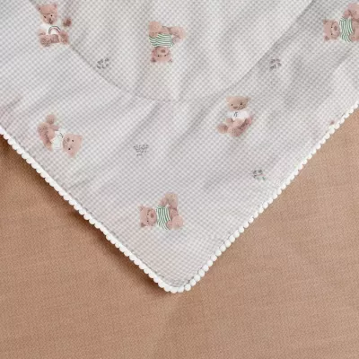 Комплект с одеялом детский Sofi De Marko "Паддингтон" (лиловый), 1.5 спальный