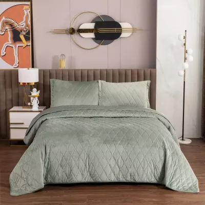 Покрывало Sofi De Marko “Деметра” (зеленая), 240x260