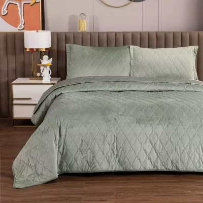 Покрывало Sofi De Marko “Деметра” (зеленая), 240x260