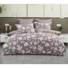 Комплект постельного белья KAZANOV.A Cotton "Эстель" (мокко), евро