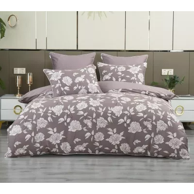 Комплект постельного белья KAZANOV.A Cotton "Эстель" (мокко), евро