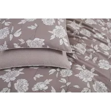 Комплект постельного белья KAZANOV.A Cotton "Эстель" (мокко), евро