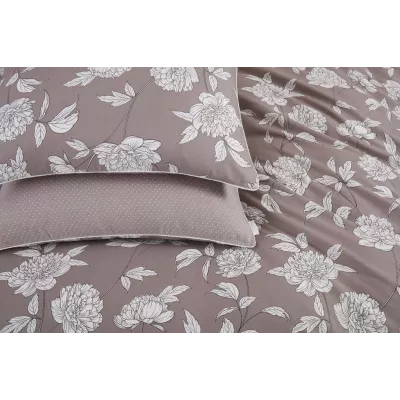 Комплект постельного белья KAZANOV.A Cotton "Эстель" (мокко), евро