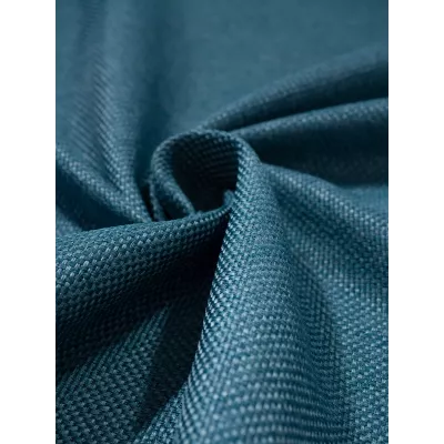 Шторы интерьерные на шторной ленте с подхватами DonCotton "Рогожка" бирюза