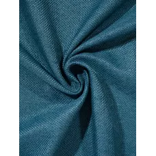 Шторы интерьерные на шторной ленте с подхватами DonCotton "Рогожка" бирюза