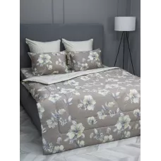 Комплект с одеялом KAZANOV.A Cotton “Саманта” (капучино), евро