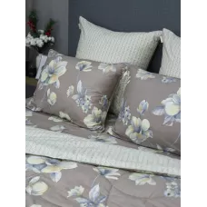 Комплект с одеялом KAZANOV.A Cotton “Саманта” (капучино), евро