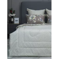 Комплект с одеялом KAZANOV.A Cotton “Саманта” (капучино), евро