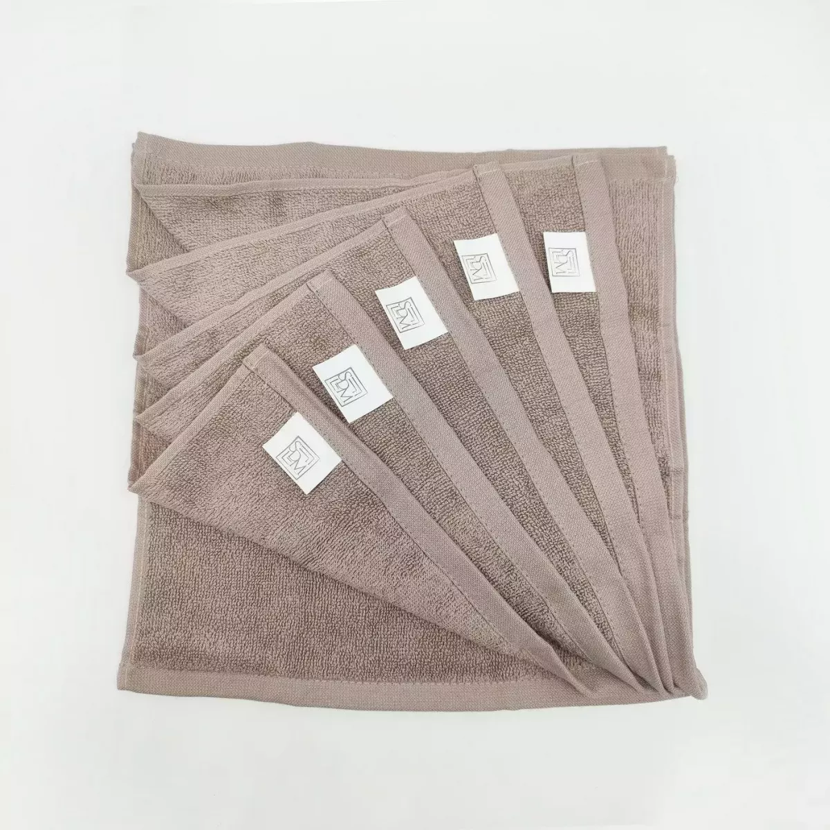 Комплект полотенец Sofi de marko “Бруна” (капучино), 30х30 см (6 шт.)