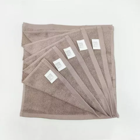 Комплект полотенец Sofi de marko “Бруна” (капучино), 30х30 см (6 шт.)