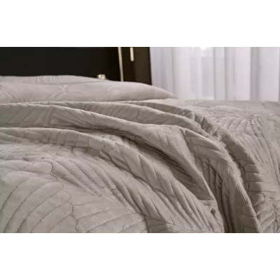 Покрывало Sofi de Marko велюр “Ноэль” (крем), 240х260 евро