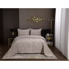 Покрывало Sofi de Marko велюр “Ноэль” (крем), 240х260 евро