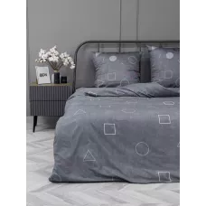 Комплект постельного белья Волшебная ночь Игра в кальмара "Hope" (сатин), евро