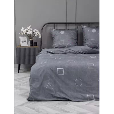 Комплект постельного белья Волшебная ночь Игра в кальмара "Hope" (сатин), евро