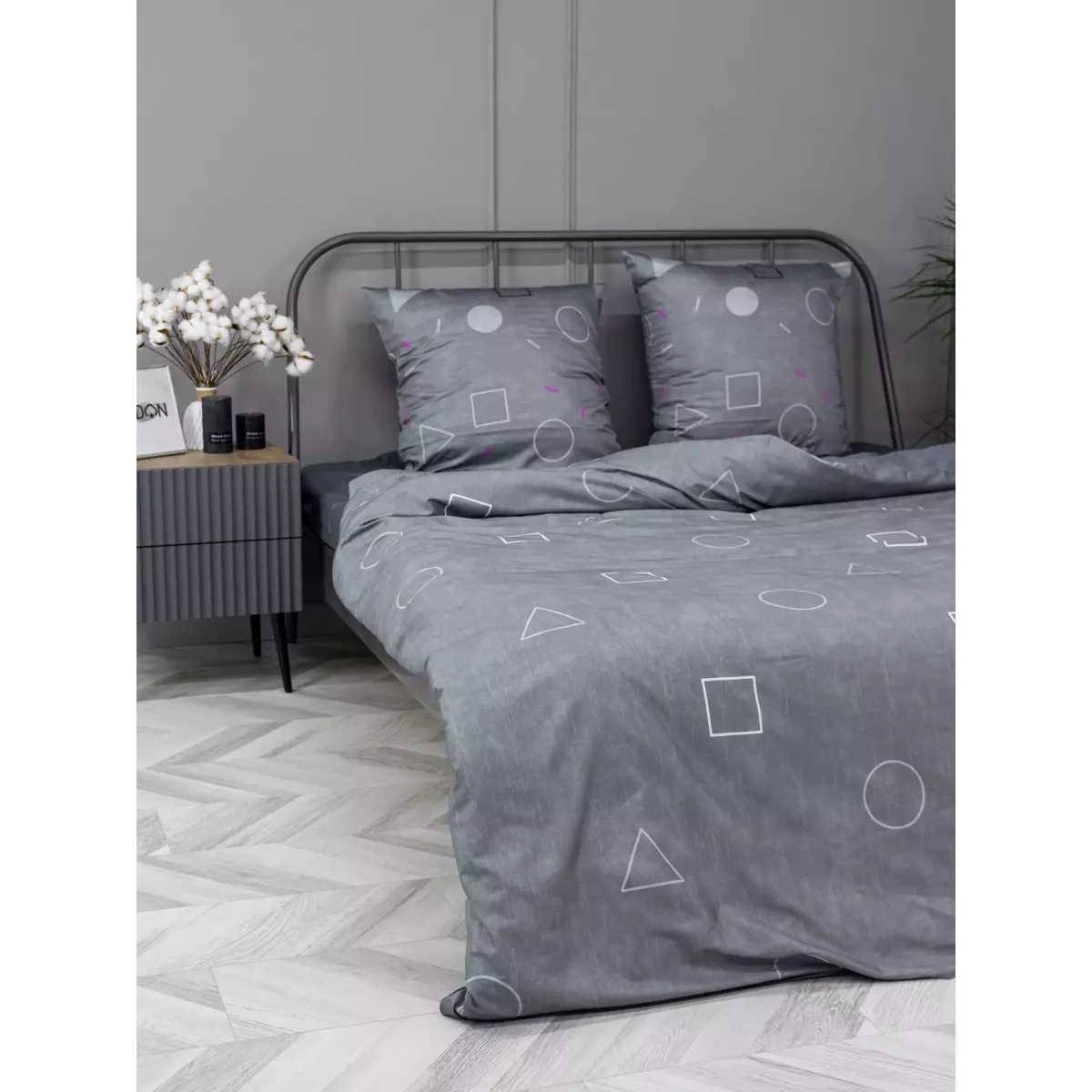 Комплект постельного белья Волшебная ночь Игра в кальмара "Hope" (сатин), евро