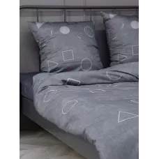 Комплект постельного белья Волшебная ночь Игра в кальмара "Hope" (сатин), евро