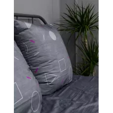 Комплект постельного белья Волшебная ночь Игра в кальмара "Hope" (сатин), евро