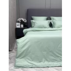 Комплект постельного белья Karteks "Сатин однотонный" SKO-009, евро