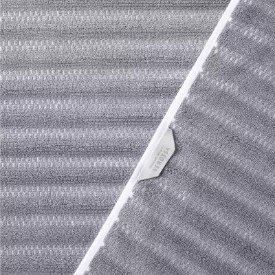 Набор полотенец Verossa "Wave&pixels" Графит/Белый, 50х90 и 70х140