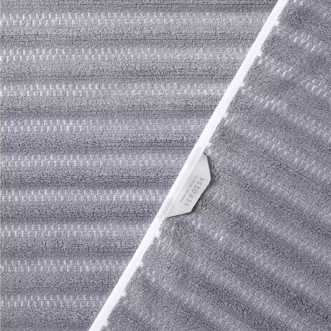 Набор полотенец Verossa "Wave&pixels" Графит/Белый, 50х90 и 70х140