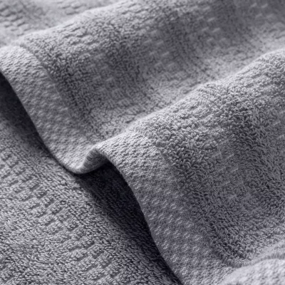 Набор полотенец Verossa "Wave&pixels" Графит/Белый, 50х90 и 70х140