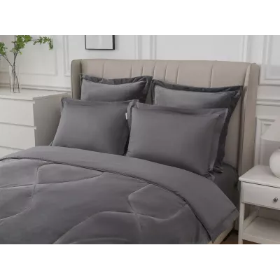 Комплект с одеялом Sofi De Marko "Энрике" (св серый-м), евро