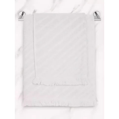 Махровое банное полотенце Sofi De Marko “Evan” (белое), 70x140