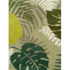 Плед TexRepublic Absolute “Монстера и папоротник”, 150х200