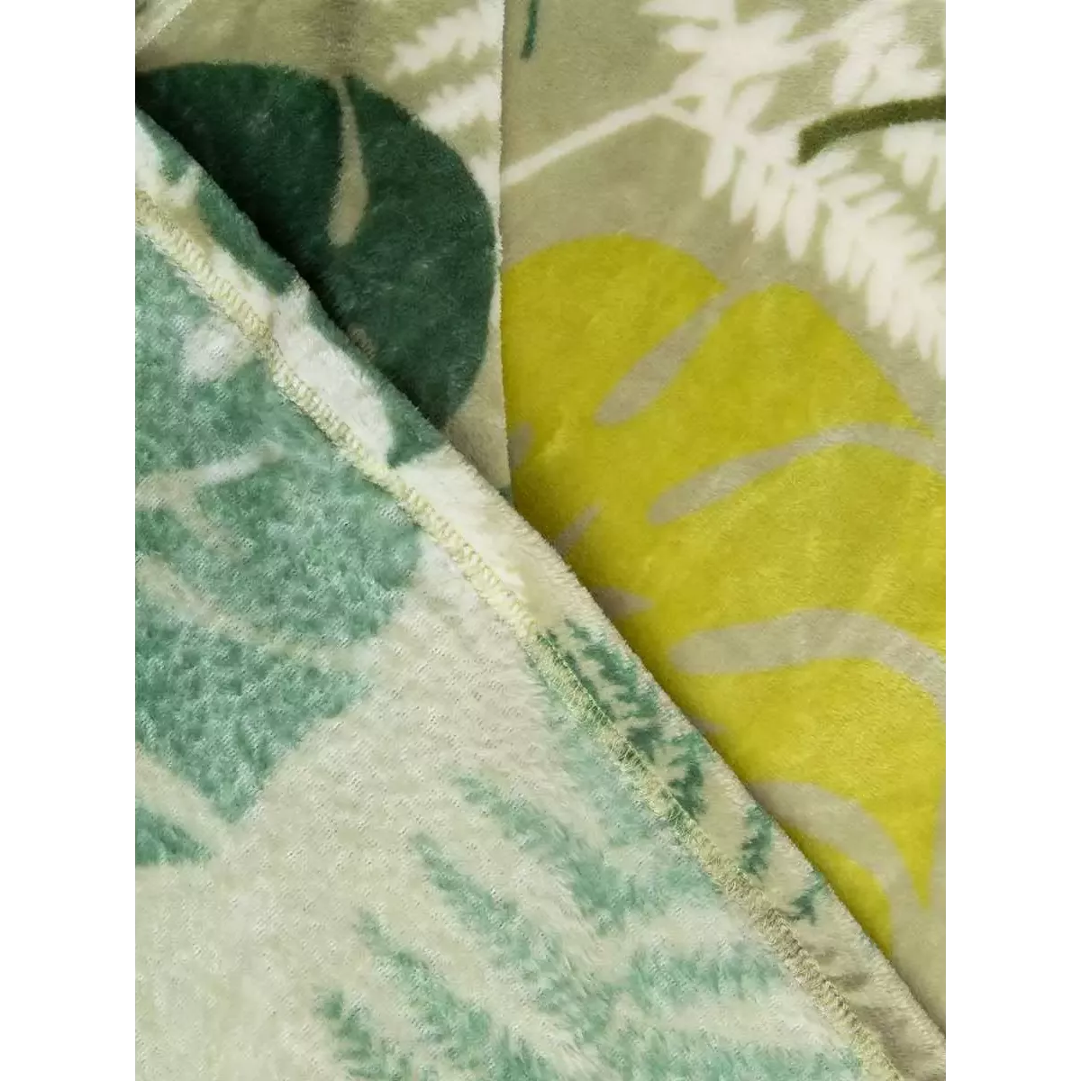 Плед TexRepublic Absolute “Монстера и папоротник”, 150х200