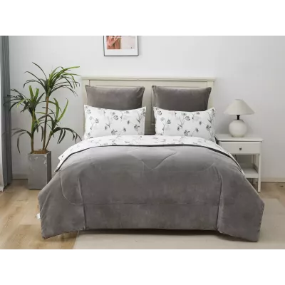 Комплект с одеялами Sofi De Marko “Роберто” №31 (сатин-велюр), семейный