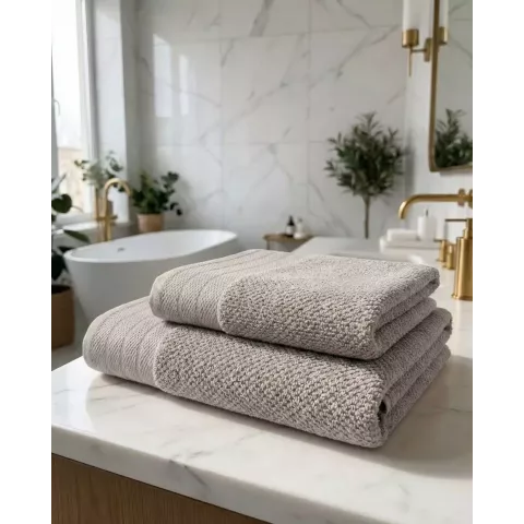 Махровое полотенце для лица Sofi De Marko “Candy” (серое), 50х90