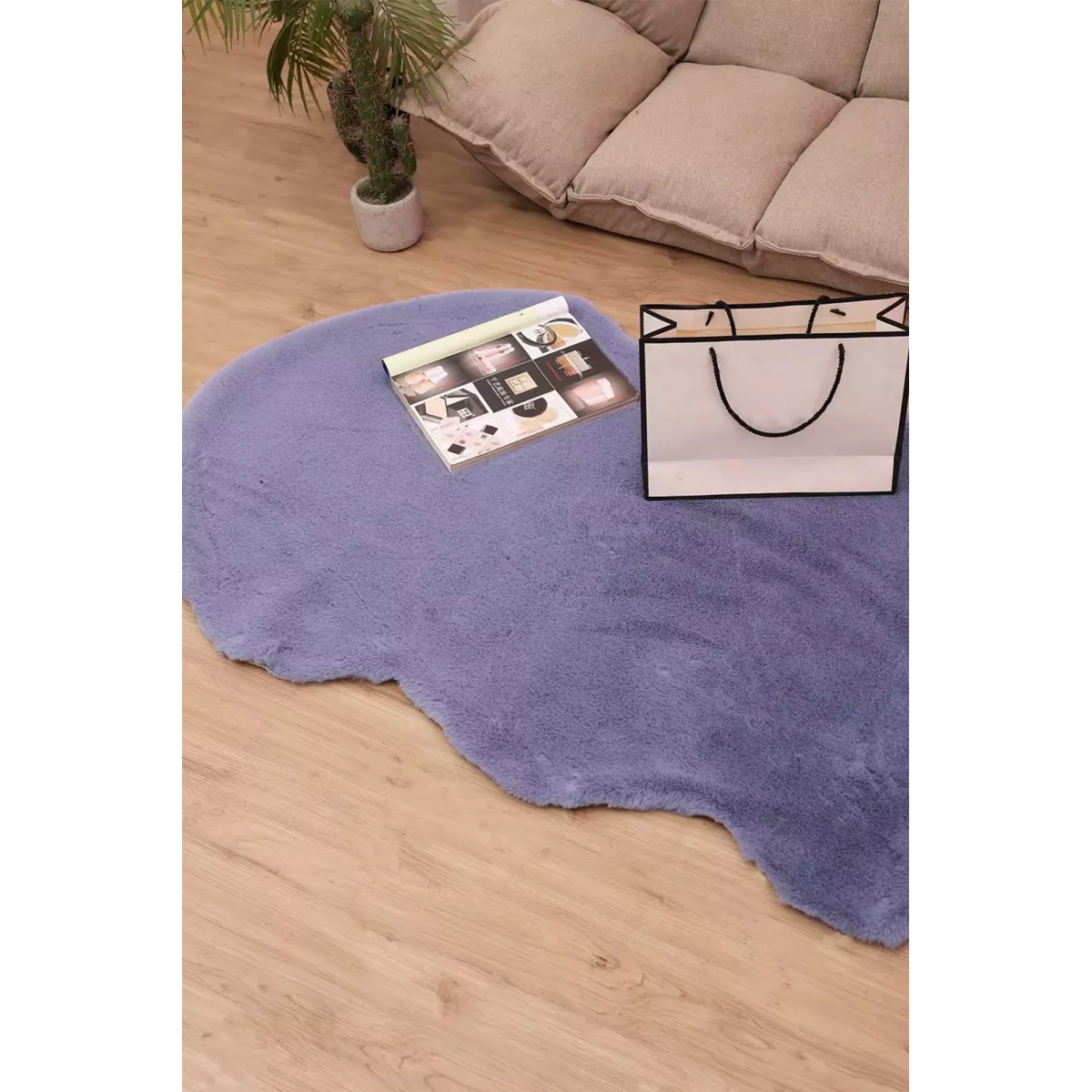Коврик плюшевый Sofi De Marko (фиолет), 80х120
