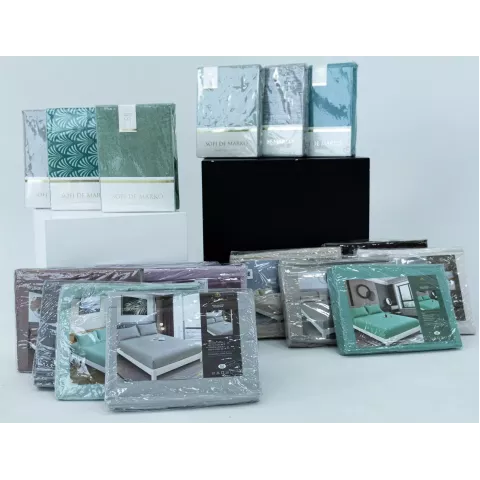 Комплект из простыни на резинке и наволочек Sofi De Marko "Римма", 160х200+50х70