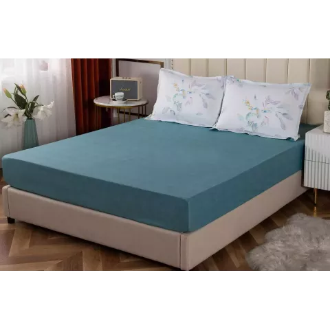 Комплект из простыни на резинке и наволочек Sofi De Marko "Римма", 160х200+50х70