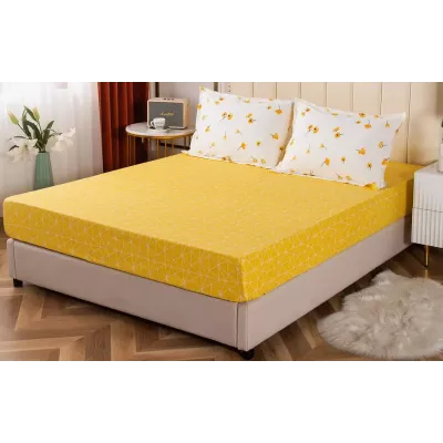 Комплект из простыни на резинке и наволочек Sofi De Marko "Лавия", 160х200+50х70