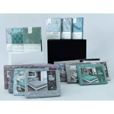 Комплект из простыни на резинке и наволочек Sofi De Marko "Лавия", 160х200+50х70